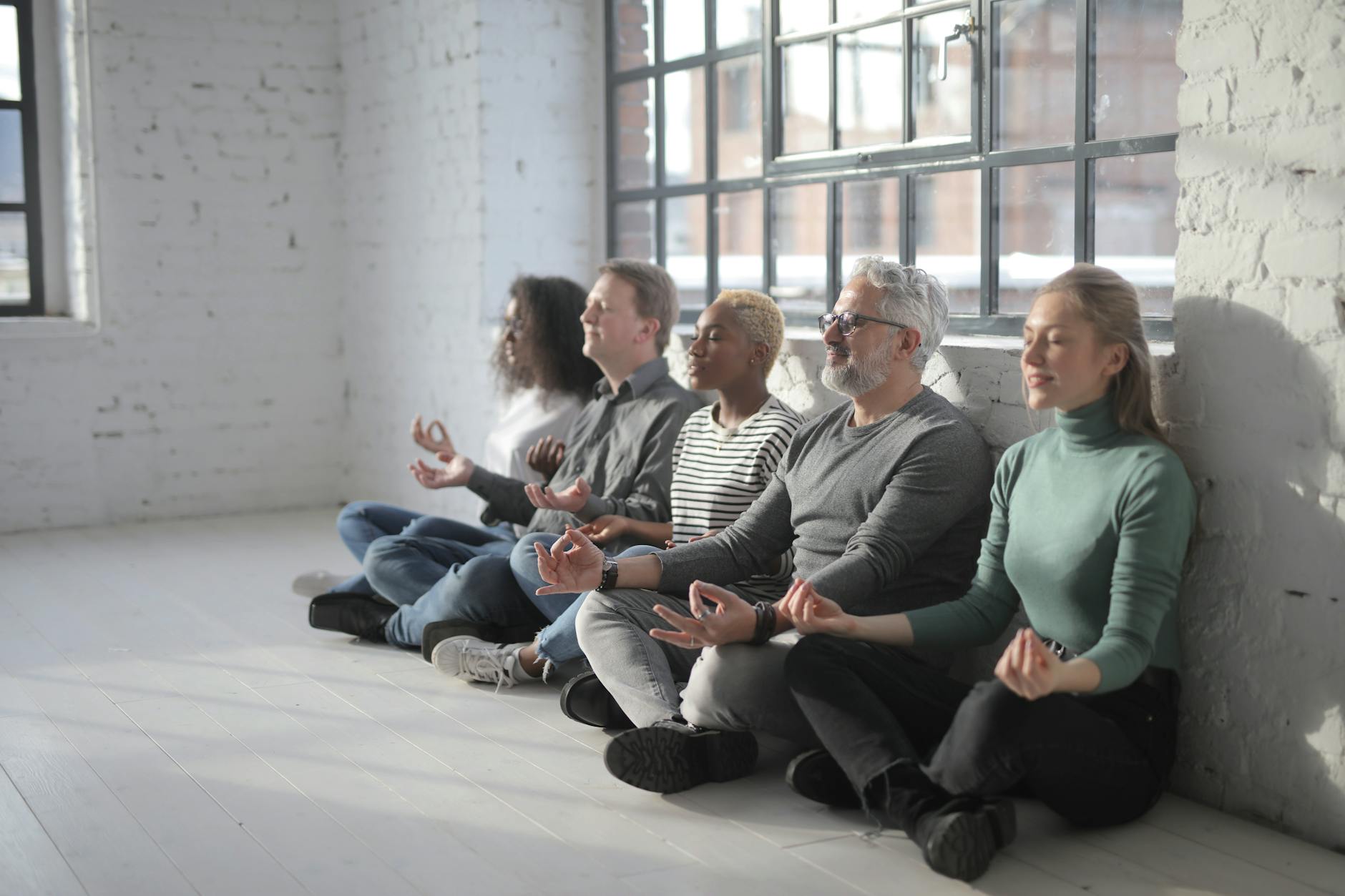 Peaceful office space designed for mindfulness and focused work