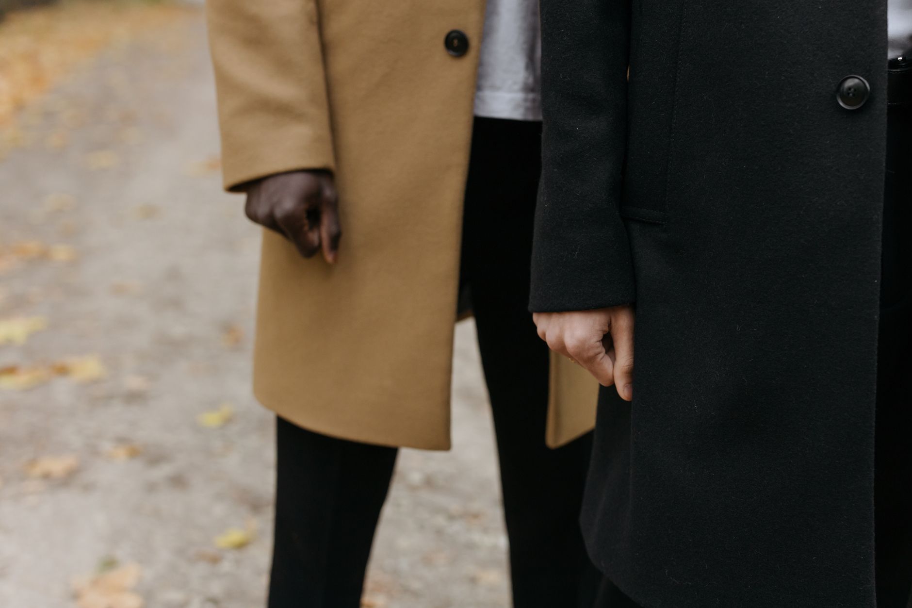 Clean tailored coat displayed against a neutral background