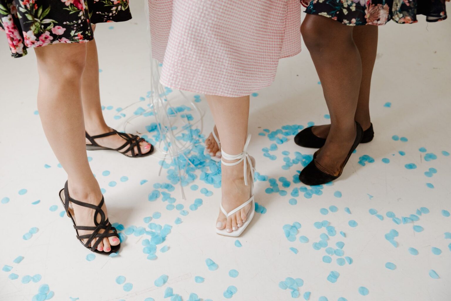 The Kitten Heel Sandal Is Quietly Edging Out the Strappy Flat Close-up of a kitten heel sandal on a light background